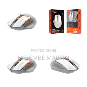 Porodo Gaming Wireless Mouse Gaming Design Dpi 1600 Silver