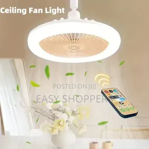 Ceiling Fan With Lighting Lamp With Remote Control