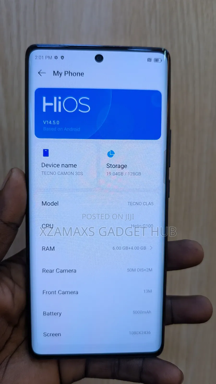 Tecno Camon 30S 128 GB Black