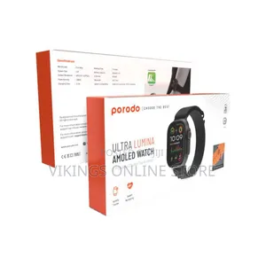 Porodo Ultra Lumina Smartwatch With 320mah Battery - Black
