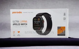 Porodo Ultra Lumina Amoled Watch Black Pd-Lumina-Bk
