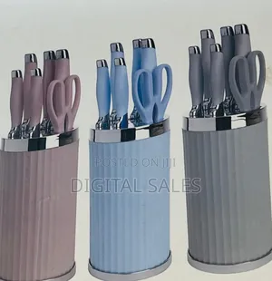 Stainless Steel 7 Pieces Kitchen Knife Set