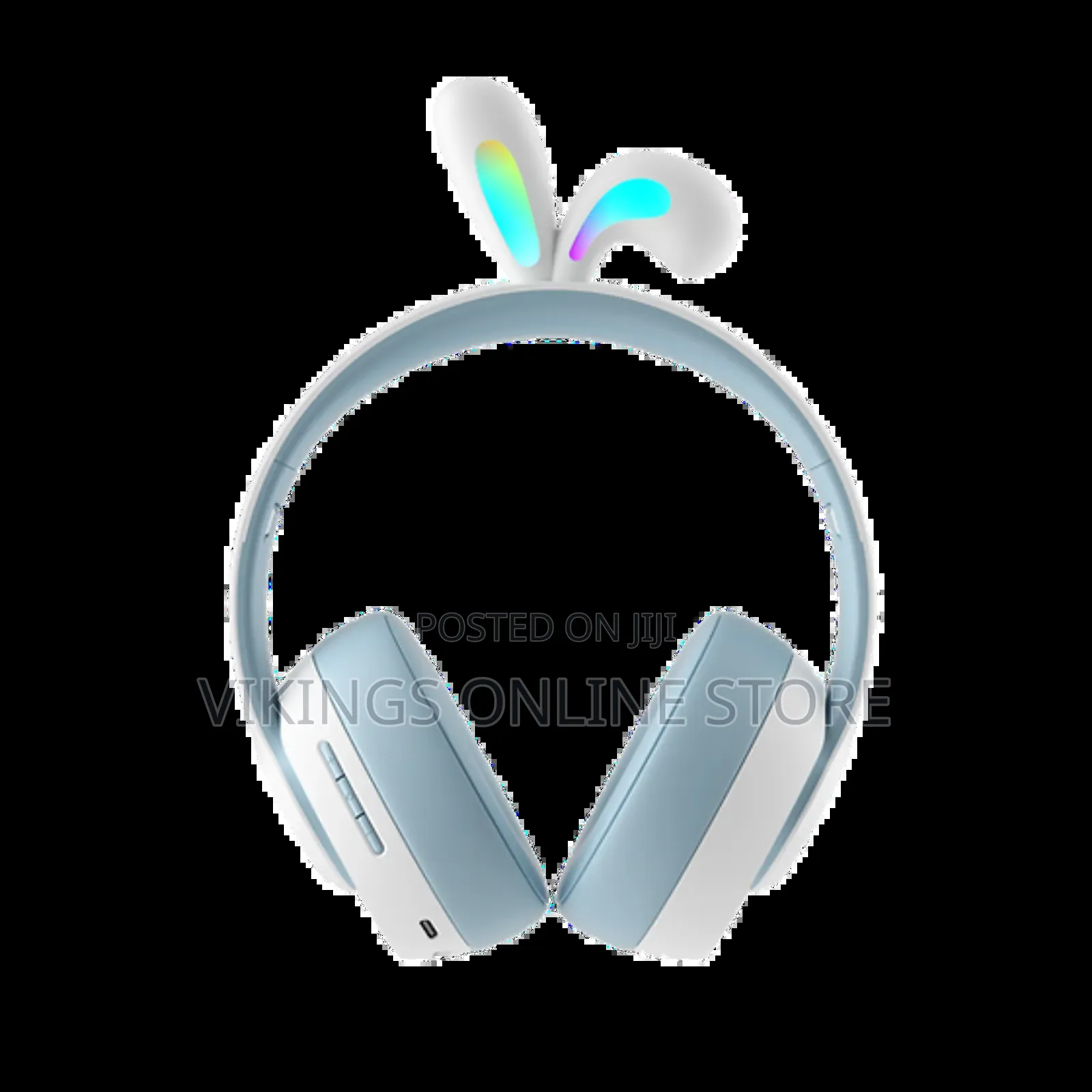 Porodo Kids Wireless Headphone Rabbit Ears Led Lights