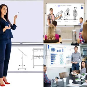 90cmby150cm White Board With Adjustable Stand