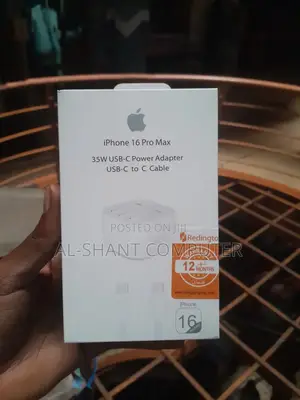 iPhone 16 Promax Charger/35w Type-C to Lightening Adapter