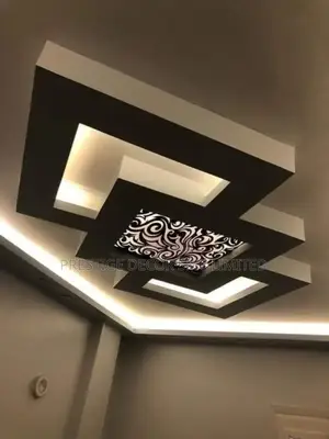 Gypsum Ceiling With CNC Panel