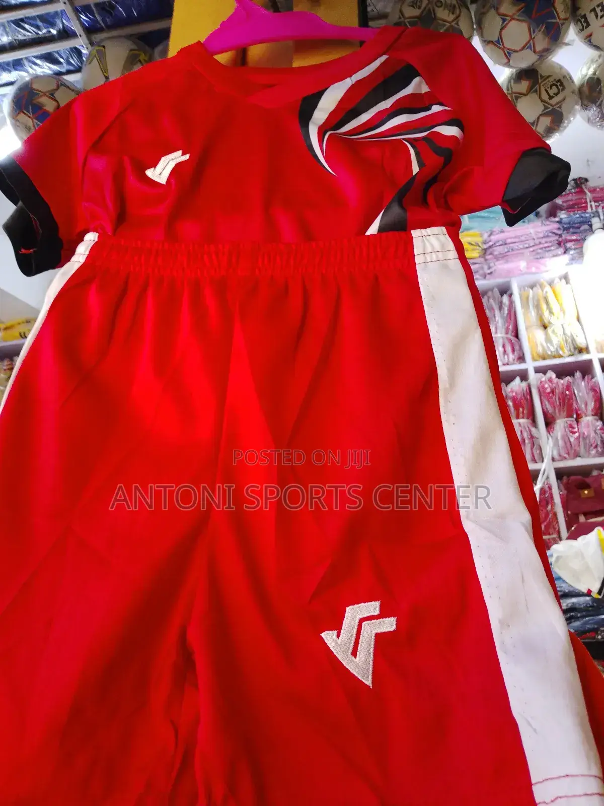 Kids Sports Uniform Red Color