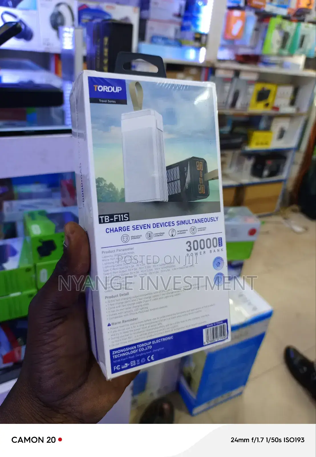 Solar Power Bank Large Capacity 30000mah