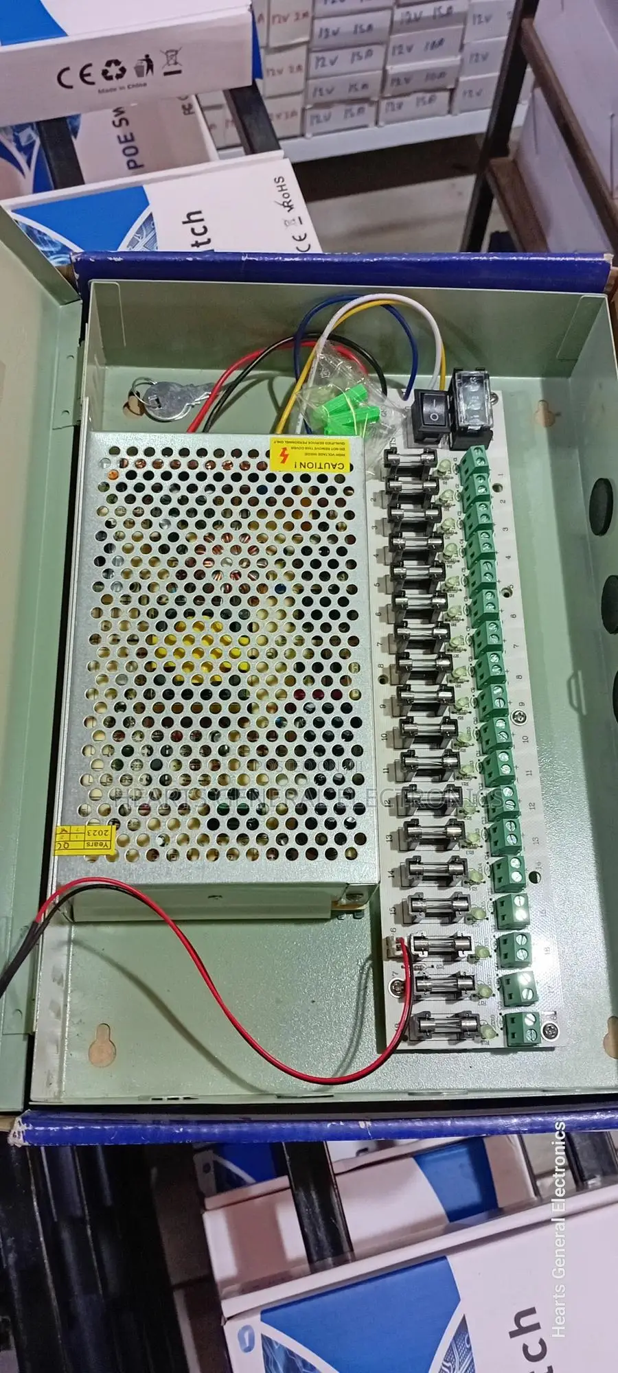 CCTV Power Supply 12v 30amp 18ch
