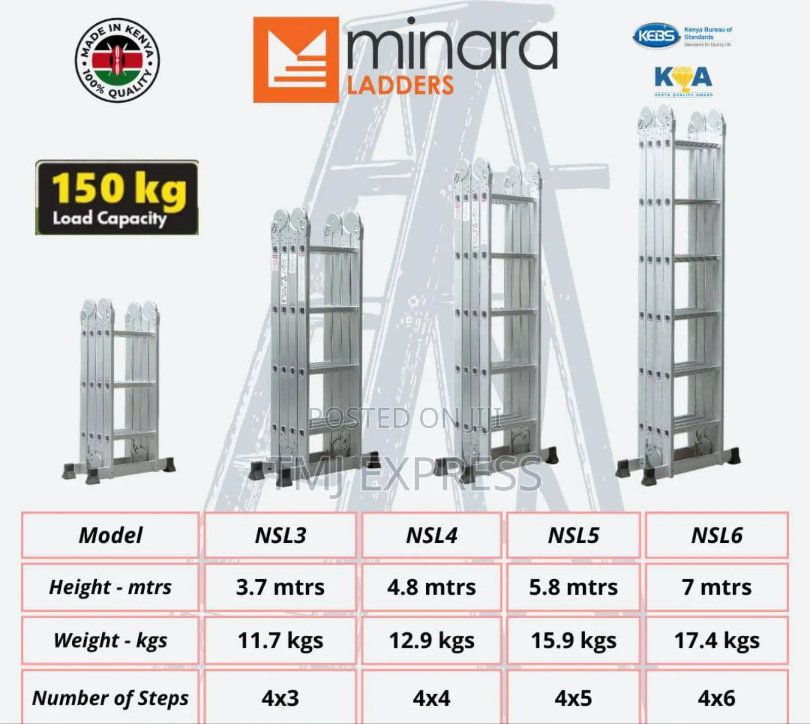 Minara Ladders 4x5
