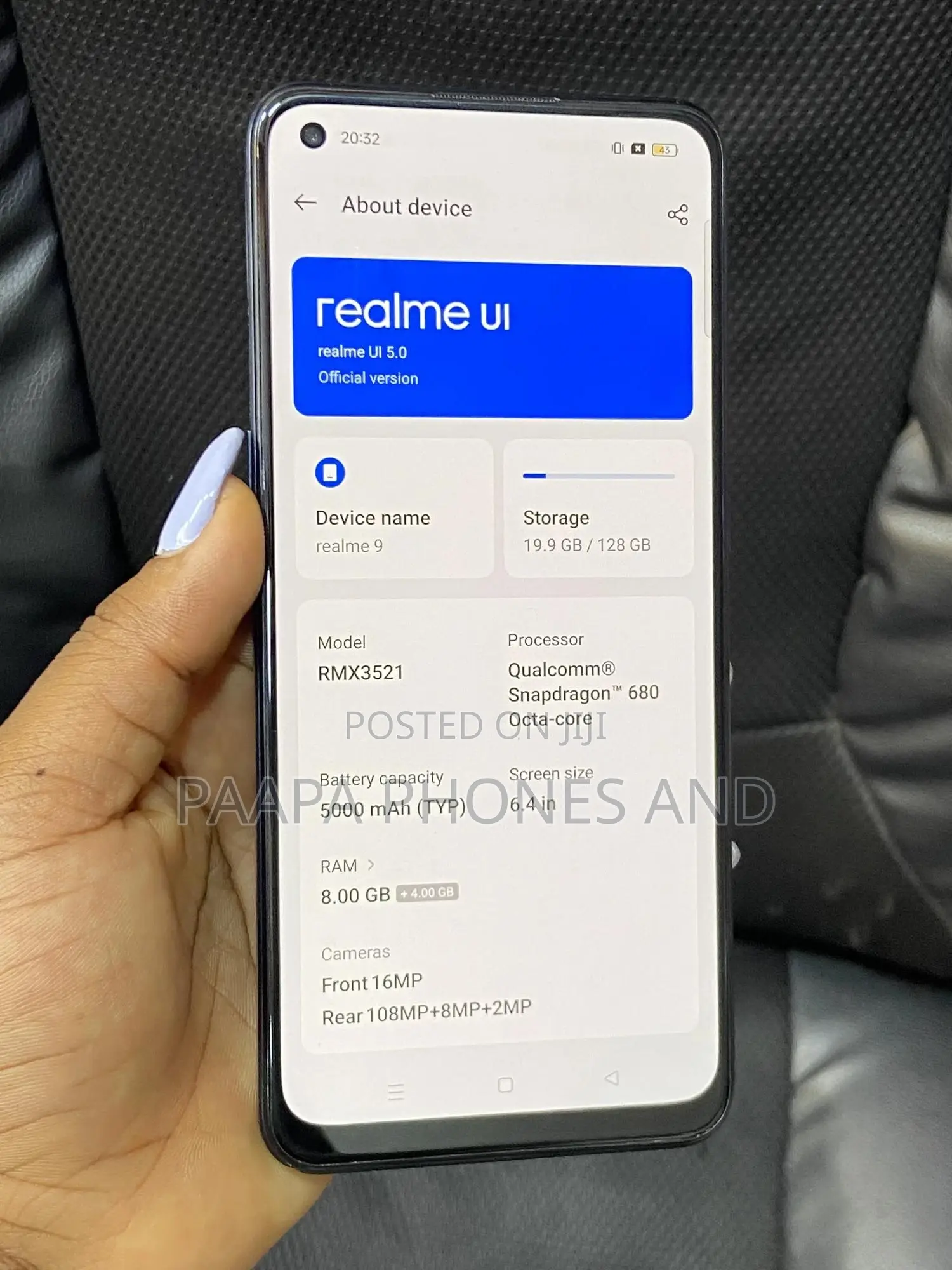 Realme 9 128 GB Black