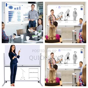 90cmby150cm White Board With Adjustable Stand