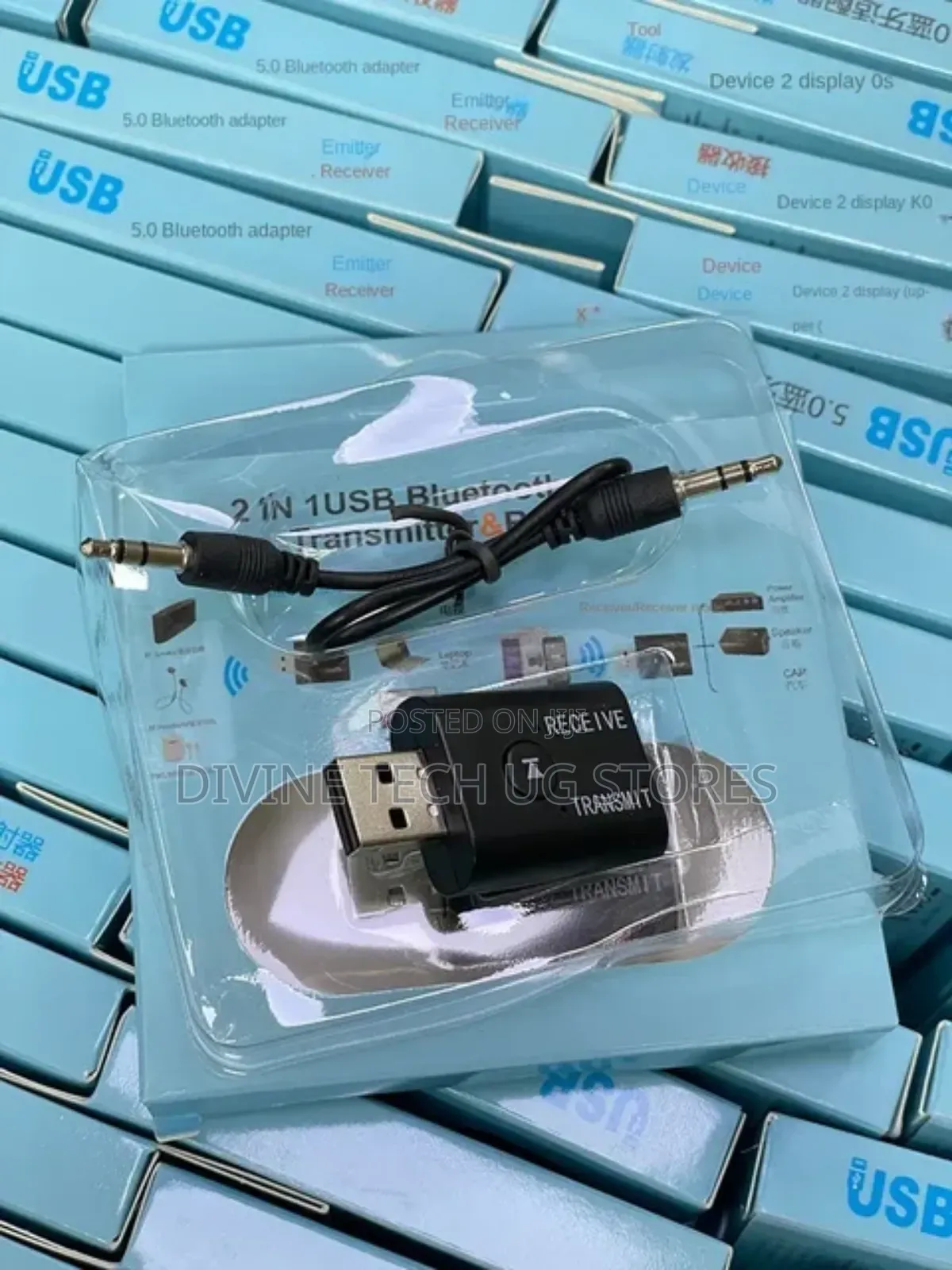 2 in 1 Bluetooth Audio Transmitter/ Receiver Wireless 3.5mm