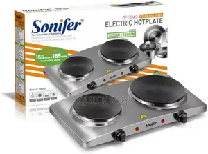 Sf-3049 1000w Double Burner Electric Hot Plate
