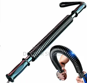 Heavy-Duty Flexible Spring Power Twister Exercise Bar 60kg