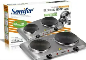 New Sonifer Double Burner Electric Hot Plate