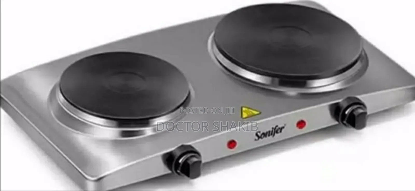 New Sonifer Double Burner Electric Hot Plate
