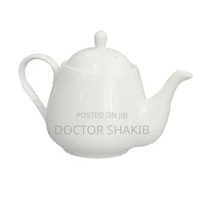 Heavy-Duty English Porcelain Tea Pot 2 Cups