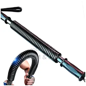 Heavy-Duty 60kg Spring Power Twister Exercise Bar