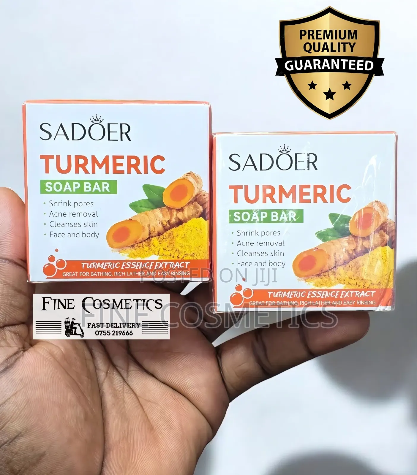 Sadoer Tumeric Acne Cleansing Bar Soap