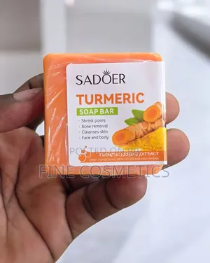 Sadoer Tumeric Acne Cleansing Bar Soap