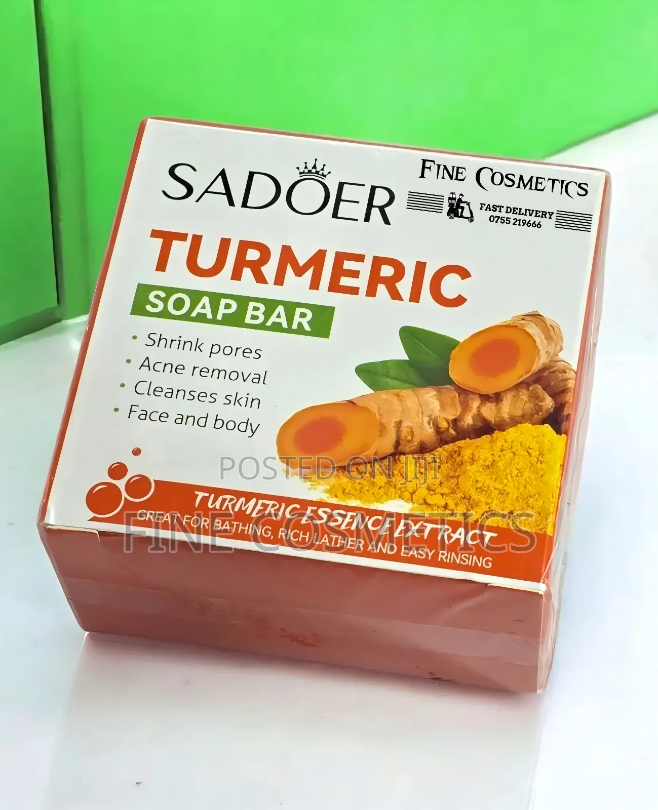 Sadoer Tumeric Acne Cleansing Bar Soap