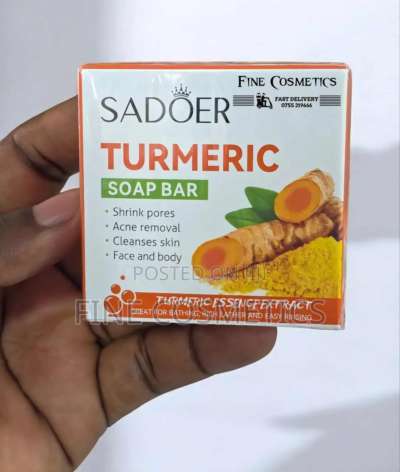 Sadoer Tumeric Acne Cleansing Bar Soap
