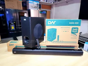Brand New Dw 240watts 2.1channel Wireless Soundbar
