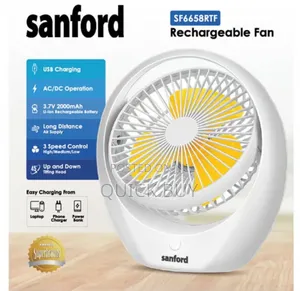 New Design Sanford Mini Rechargeable Table Fan