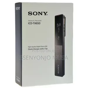 Sony Icd-Tx650 Digital Voice Recorder - 16gb, Oled Display