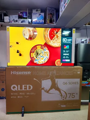 Brand New Edition 2025 Hisense Qled4k 75inches Smart Tv