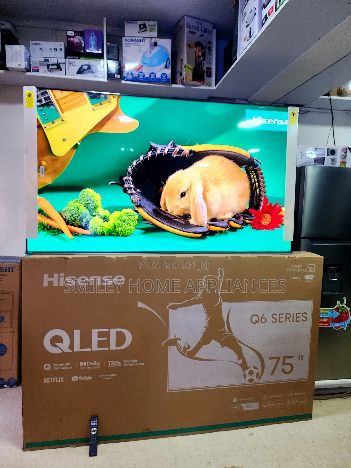 Brand New Hisense 75inches Qled4k Pro Version Smart Tv