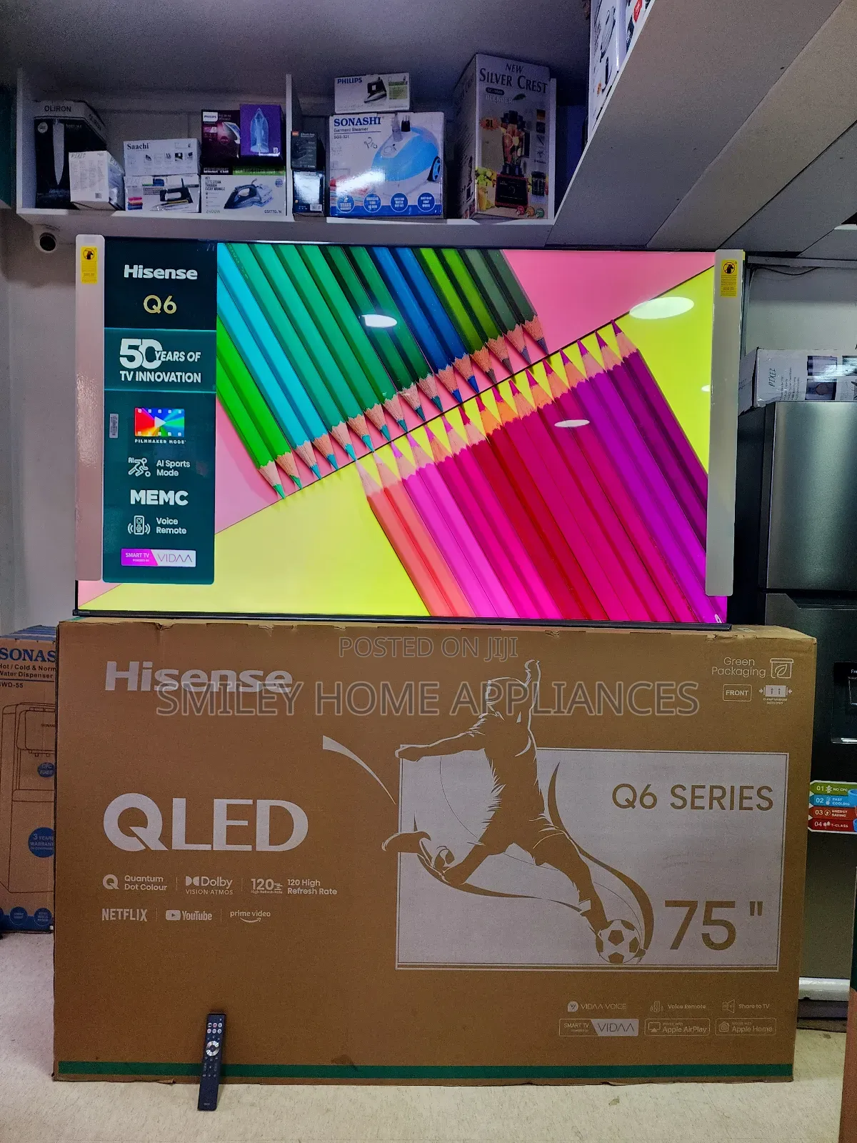 Brand New Hisense 75inches Qled4k Pro Version Smart Tv