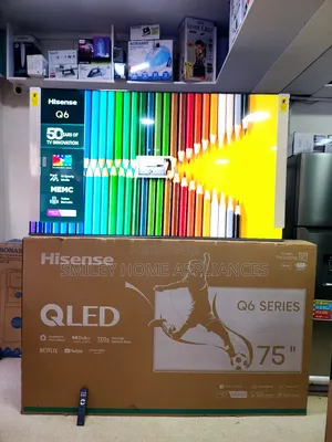 75inches Qled4k 6 Pro Hisense Smart Vidaa Tv at Good Price