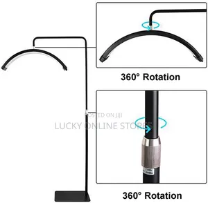 360degree Adjustable Half Moon Floor Lamp