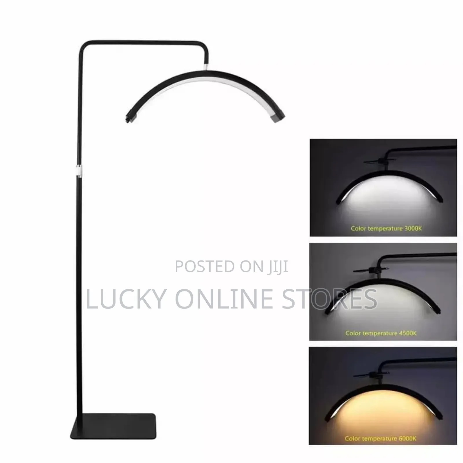 360degree Adjustable Half Moon Floor Lamp