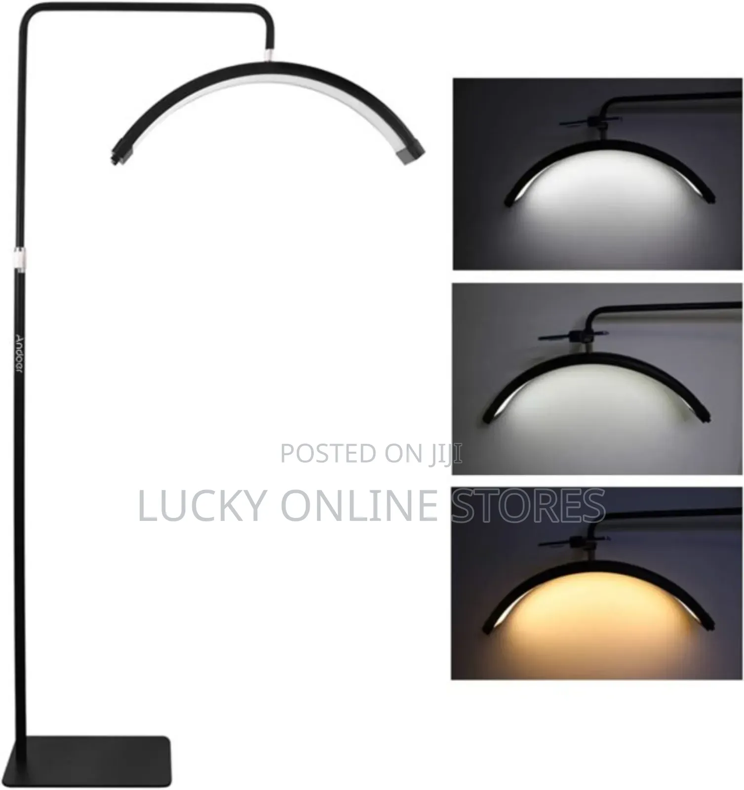 360degree Adjustable Half Moon Floor Lamp