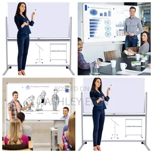 90cmby150cm White Board With Adjustable Stand