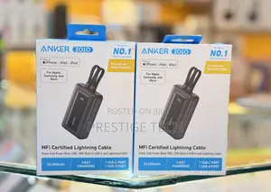Anker 20,000mah Zolo Power Bank 30w With Built In Cables