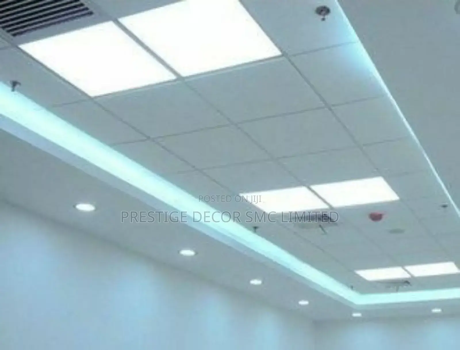 Light Blue Suspended Ceiling Classic