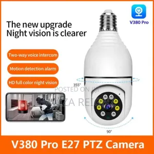 Single Lense V380 1080p Wireless Home Security Ip Camera