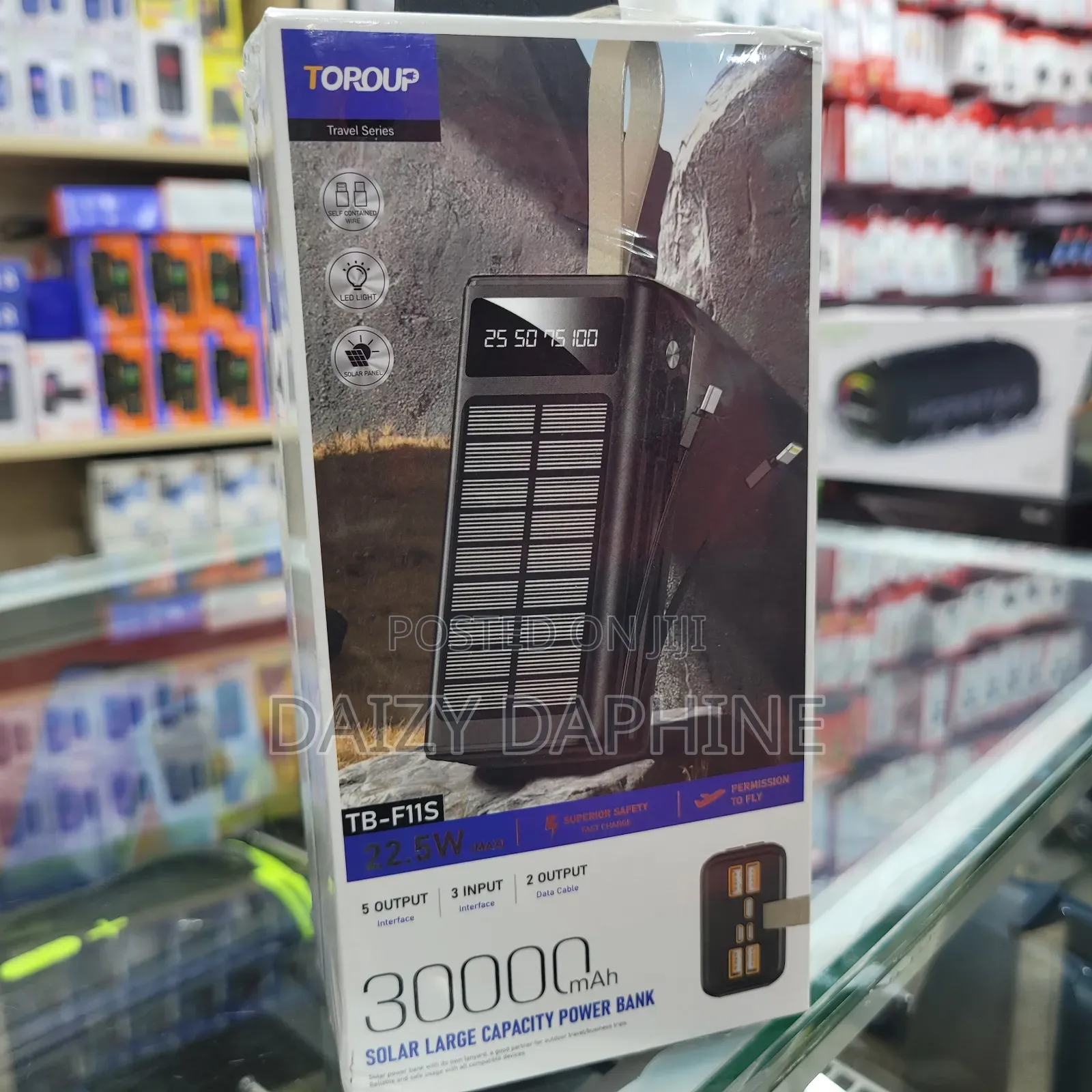 Toroup 30000mah Solar Power Bank