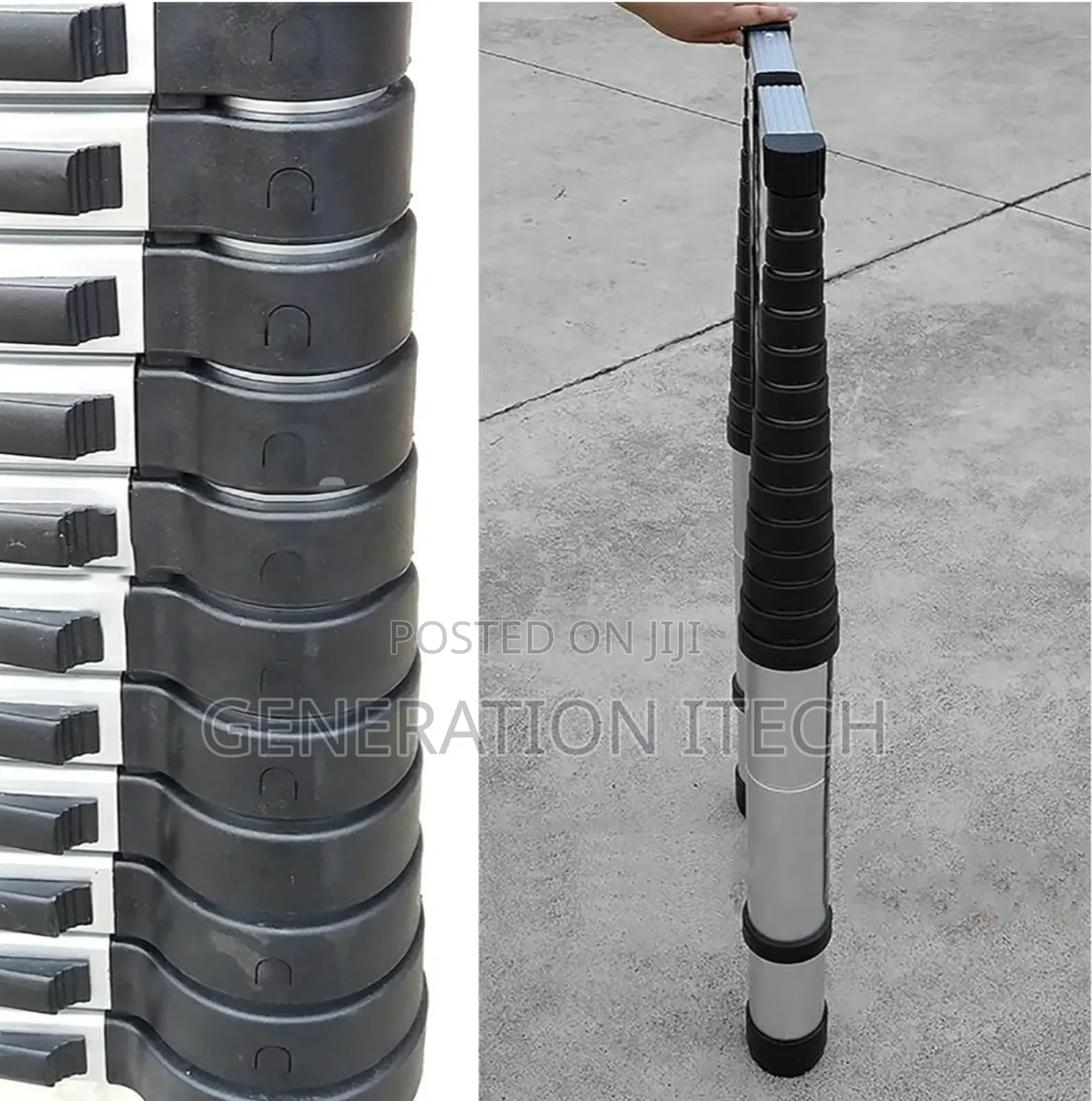 Telescoping Aluminium Ladder for Outdoor Home Work -2m