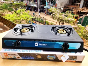 Double Gas Sayona Burner Black Color