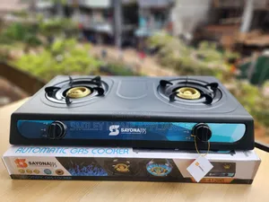 Double Gas Sayona Burner Black Color