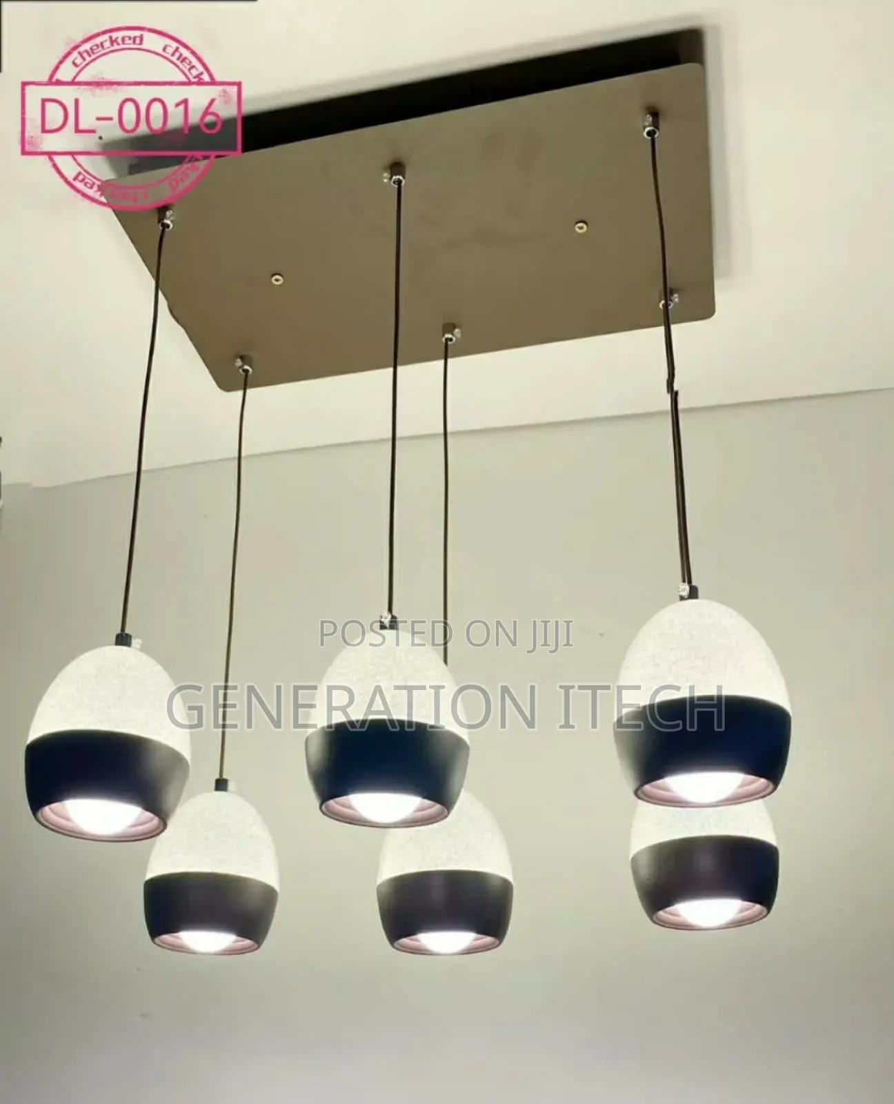 Led Classic Chandelier With 6 Pendant Lights for Indoor