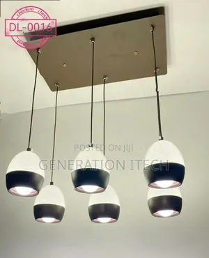 Led Classic Chandelier With 6 Pendant Lights for Indoor