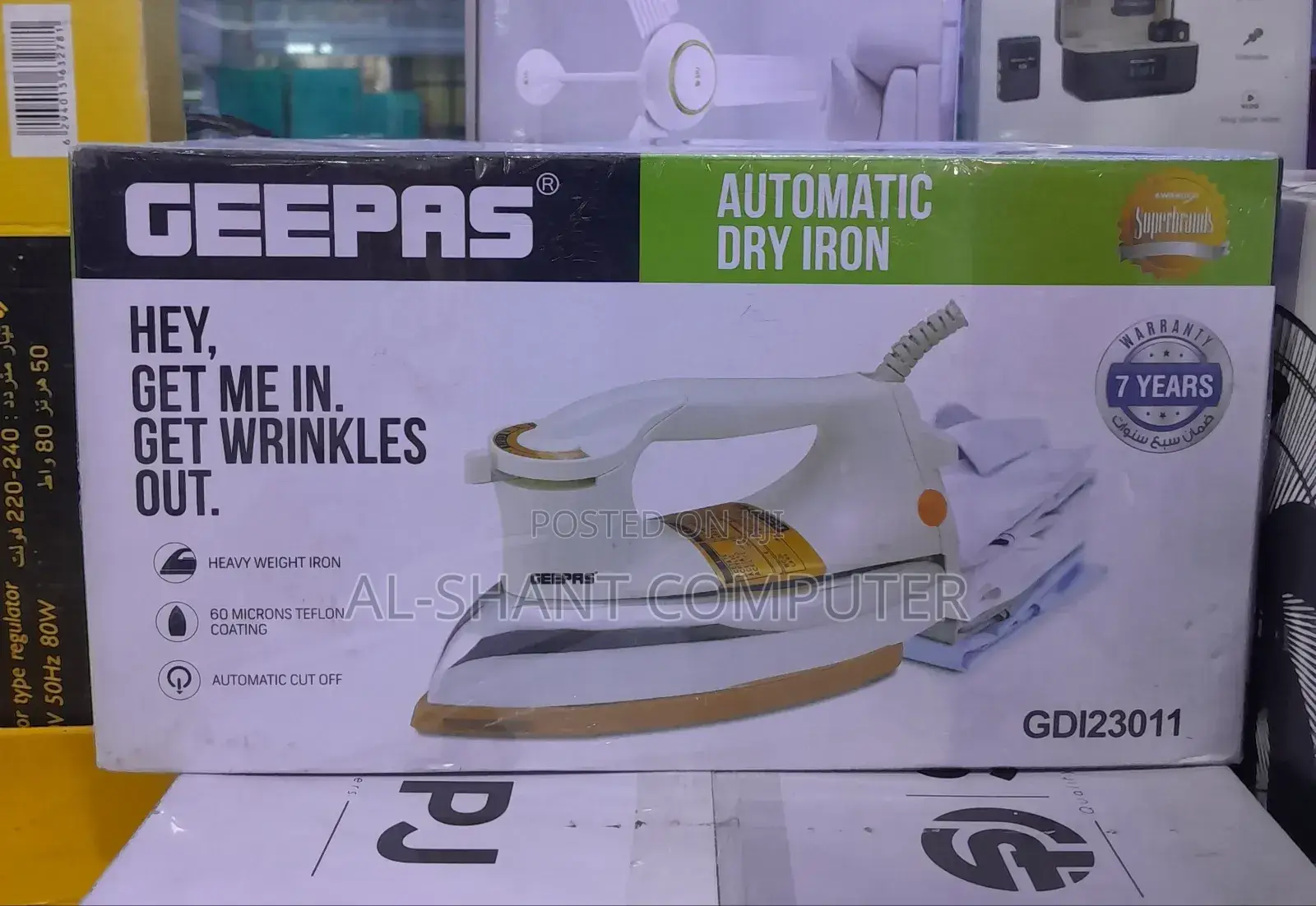 Geepas Automatic Dry Iron/Flat Irons
