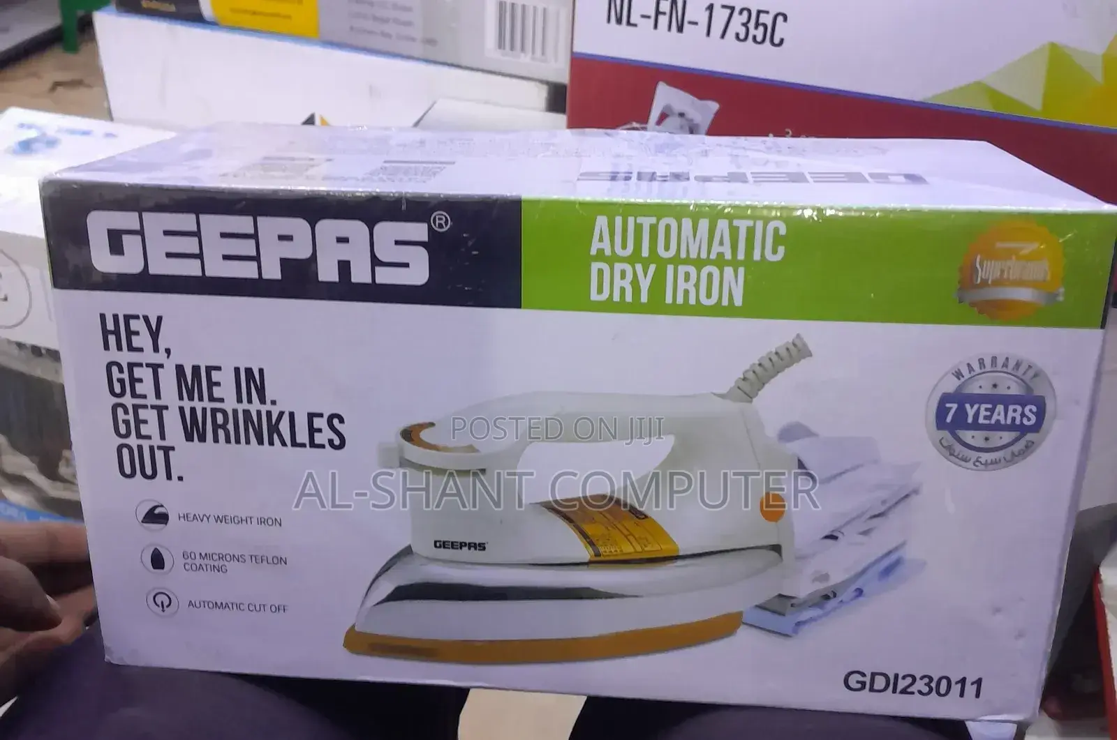 Geepas Automatic Dry Iron/Flat Irons