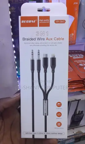 Recrsi 3in1 Aux Cable
